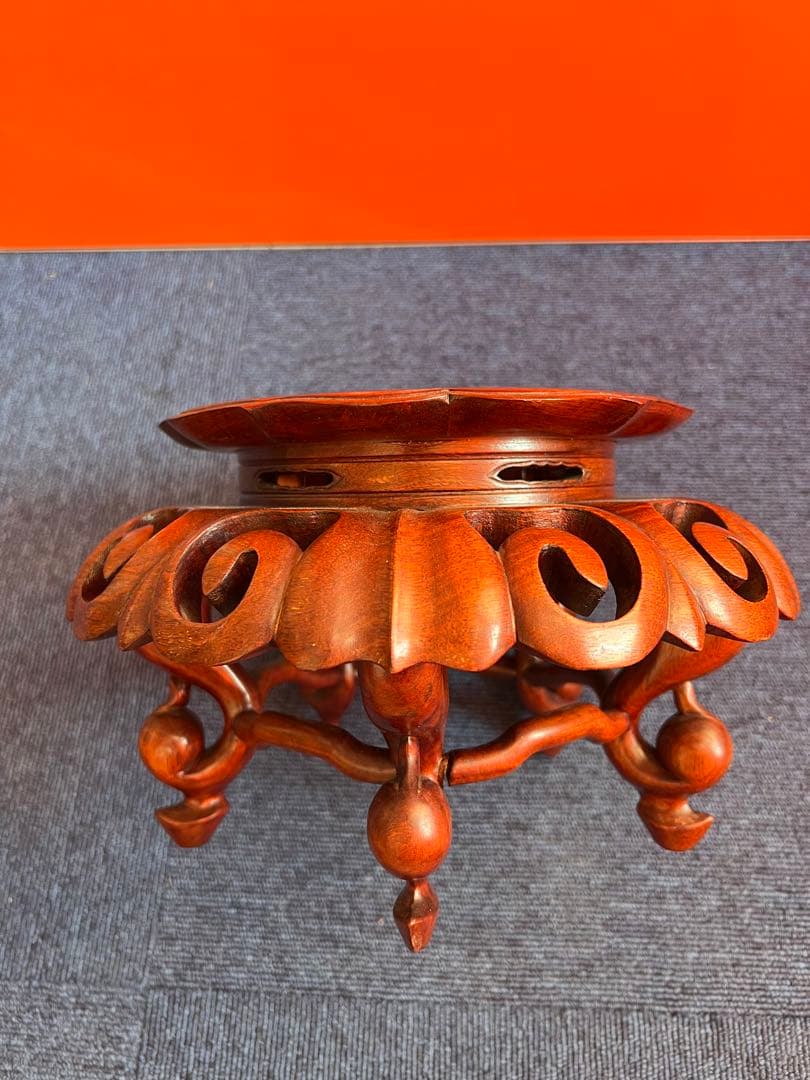 1049 唐木　花台　美品