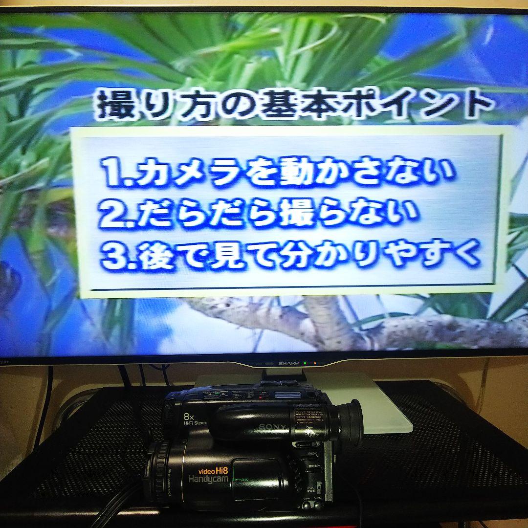 Sony video Hi8 Handycam CCD-TR705 再生可能 - メルカリ