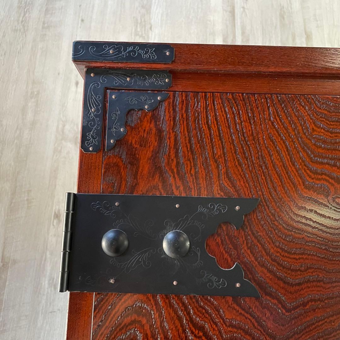 駿河民芸 駿河民藝 ワードローブ 欅材 時代箪笥 昭和レトロ 和製