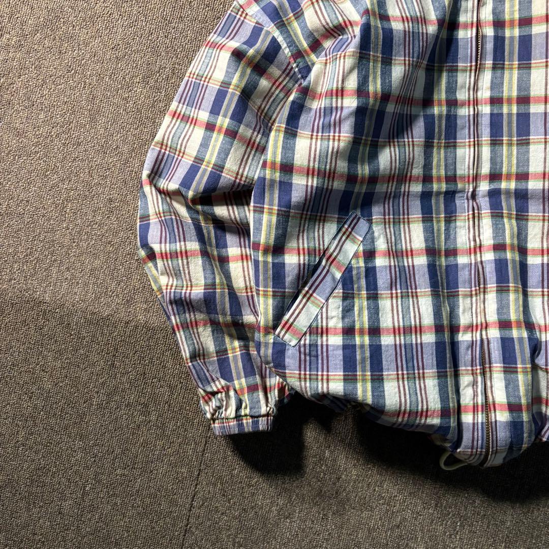 McGREGOR チェック リバーシブルジップパーカー ジャケット ドロー