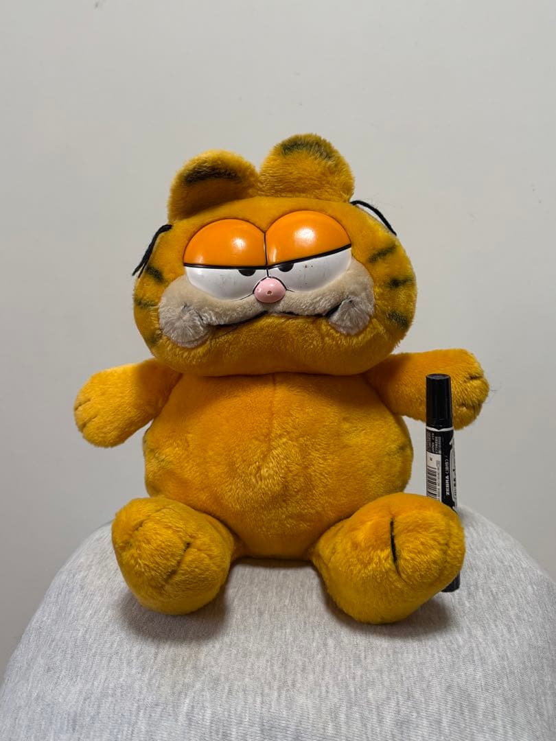 レア 80s ガーフィールド ぬいぐるみ 大きめサイズ DAKIN