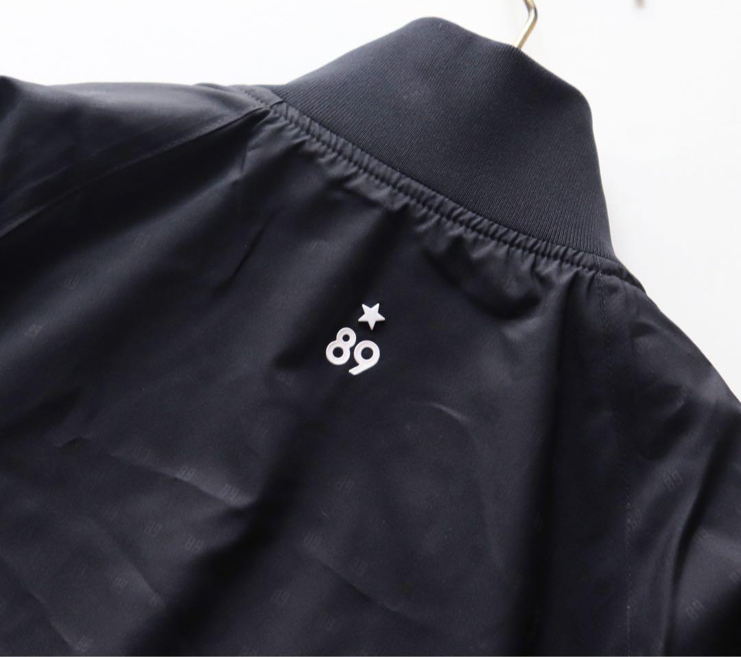 《パーリーゲイツ》新品 ロゴ総柄 はっ水 タフレックス フルジップジャケット 0