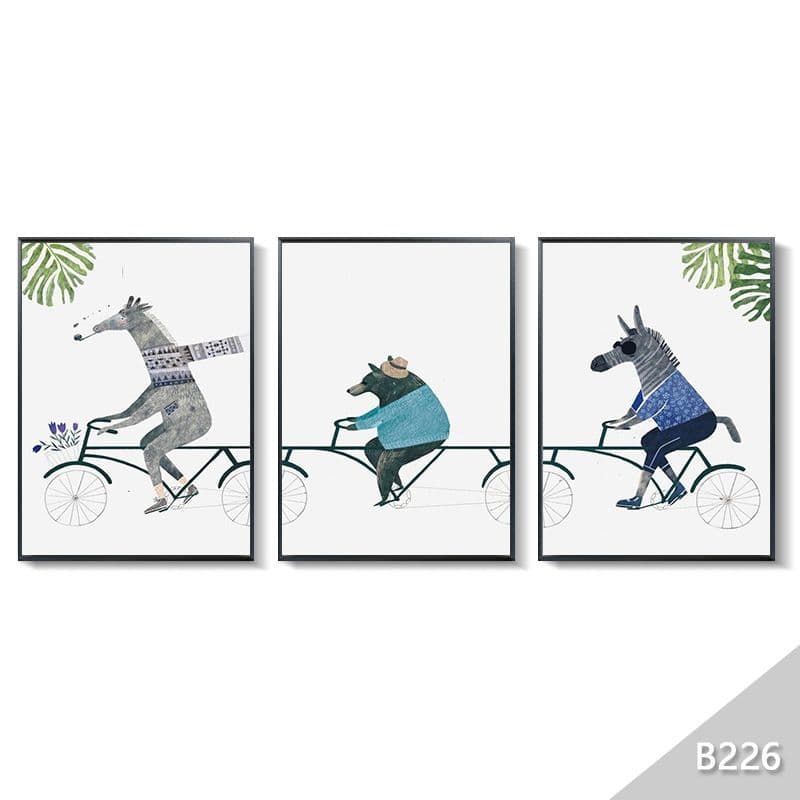 近代的な簡約の壁画スタイルの応接間装飾抽象寝室の部屋の壁面のベッド掛け北欧の壁画