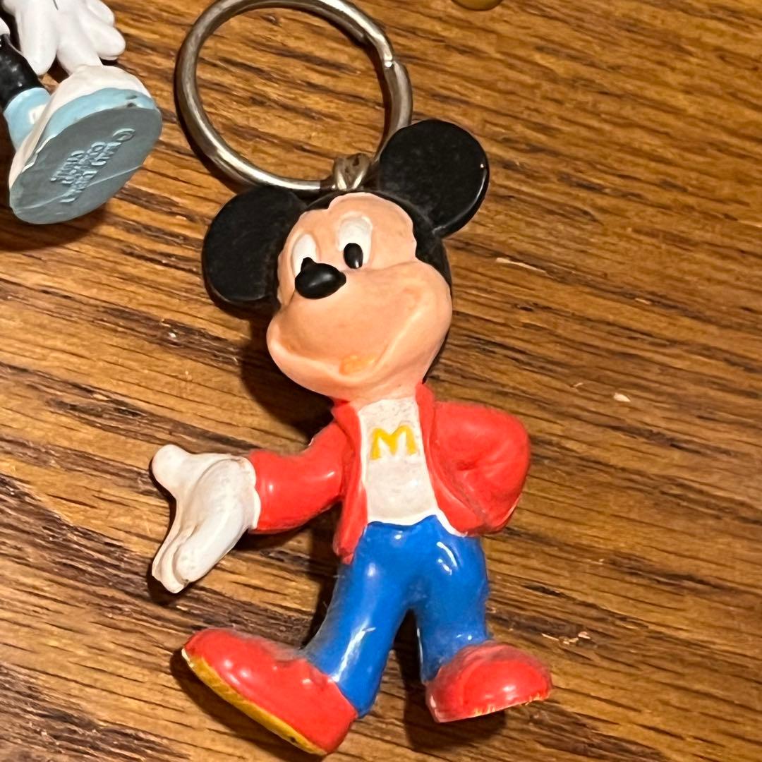 希少】昭和レトロビンテージ ディズニーフィギュア キーホルダー
