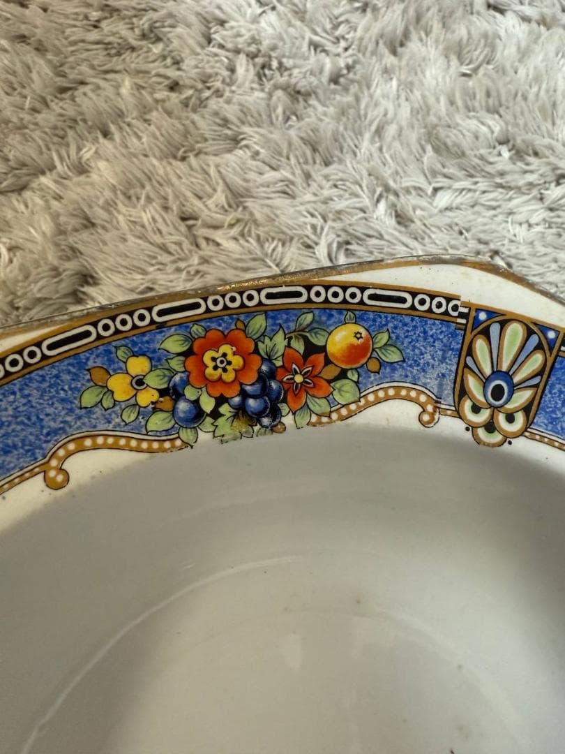 英国アンティーク陶器 R.H. Plant 19世紀？Tuscanウェッジウッド