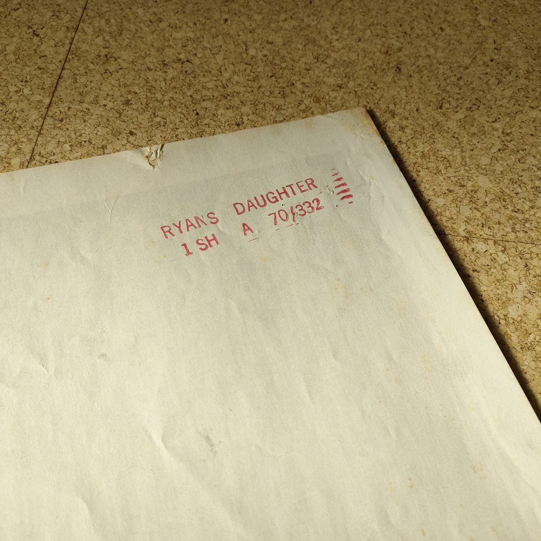 「ライアンの娘」 USワンシート　ポスター