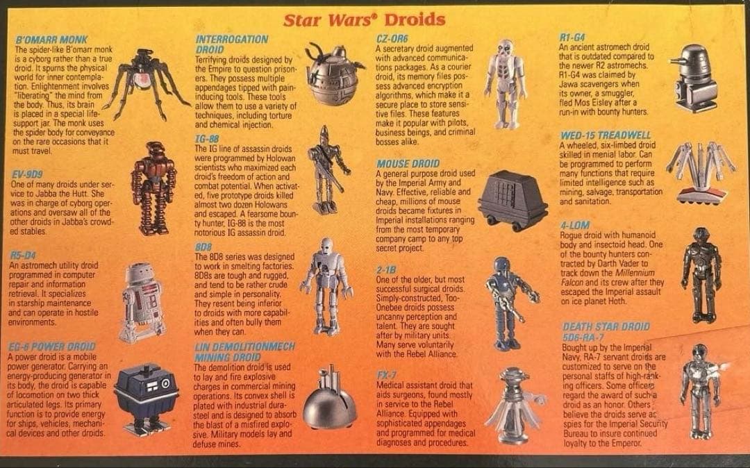 マイクロマシーンズ スペース スター・ウォーズ ドロイド ガルーブ