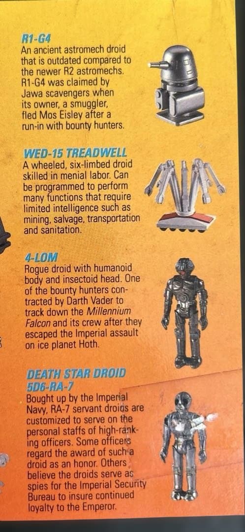 マイクロマシーンズ スペース スター・ウォーズ ドロイド ガルーブ