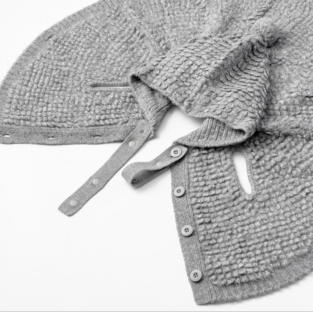 アウター MARLMARL polka 2 light grey