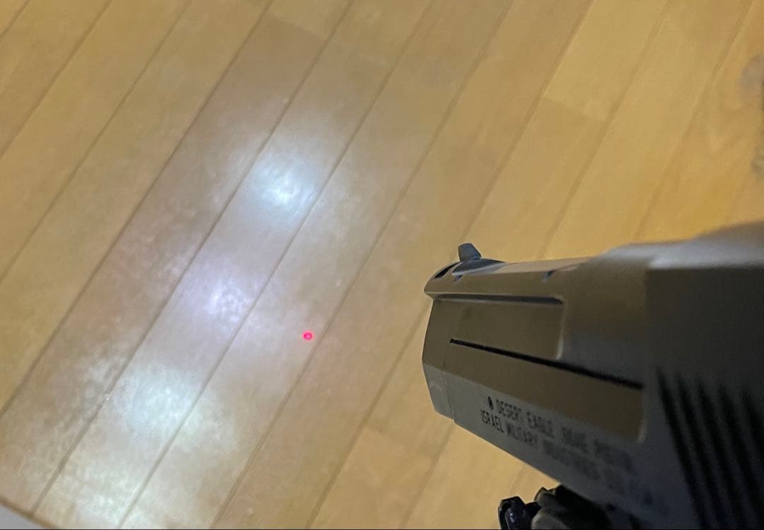 デザートイーグル 50AE レーザーサイトリモートSW付ガスガン ★美品マルイ