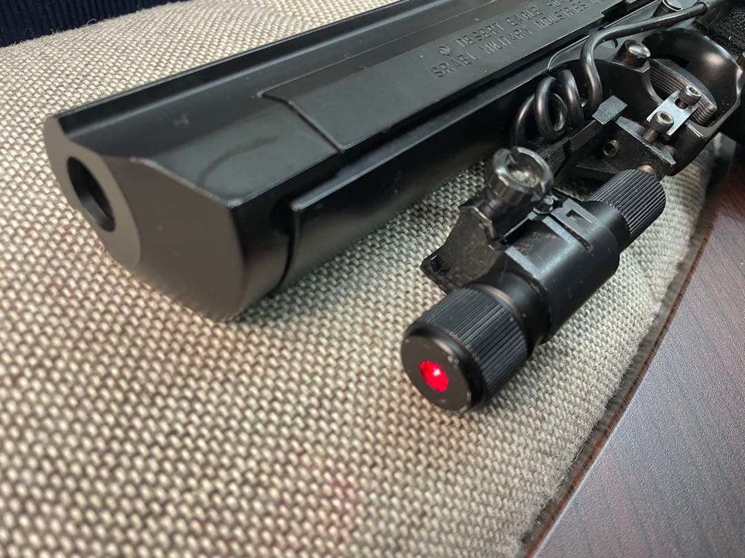 デザートイーグル 50AE レーザーサイトリモートSW付ガスガン ★美品マルイ