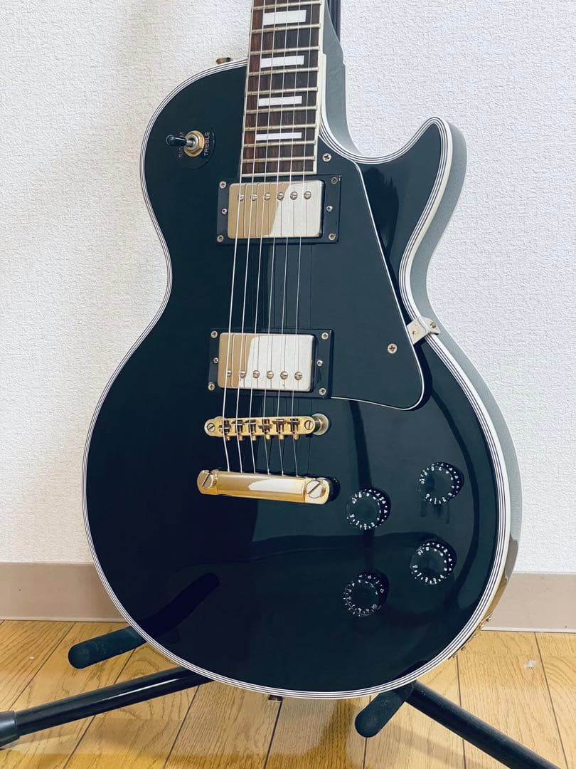 【整備済み】photogenic レスポールカスタムタイプ Photogenic レスポールカスタム ブラック Amazon.co.jp: Photogenic