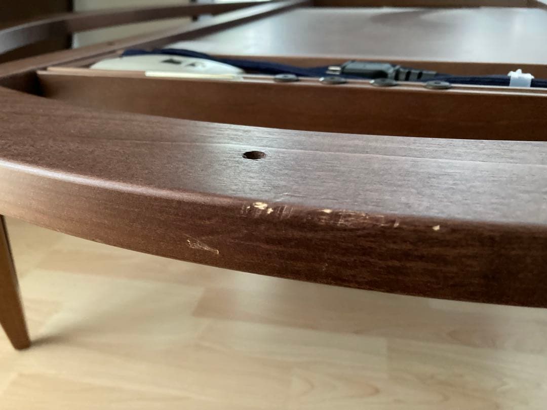 アクタス リビングテーブル こたつ ウォルナット 120㎝ セット売り