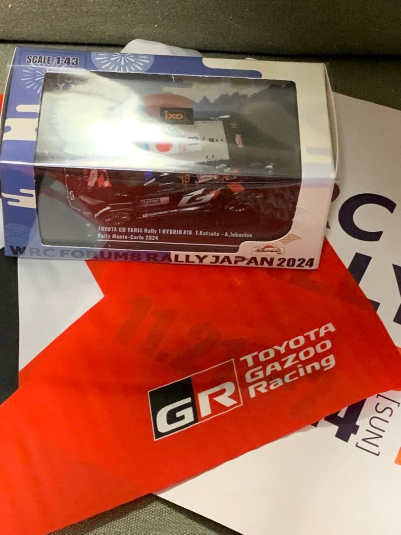 イクソ 1/43 ラリー　ジャパン2024 会場限定 ヤリス No.18 勝田