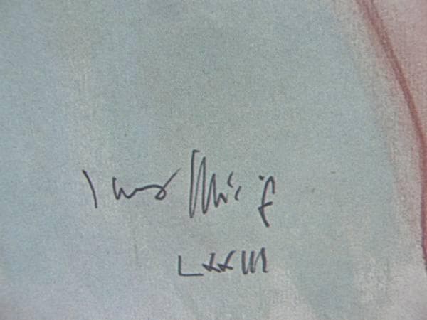 古沢岩美、二人、希少大判画集画、新品額装付、状態良好