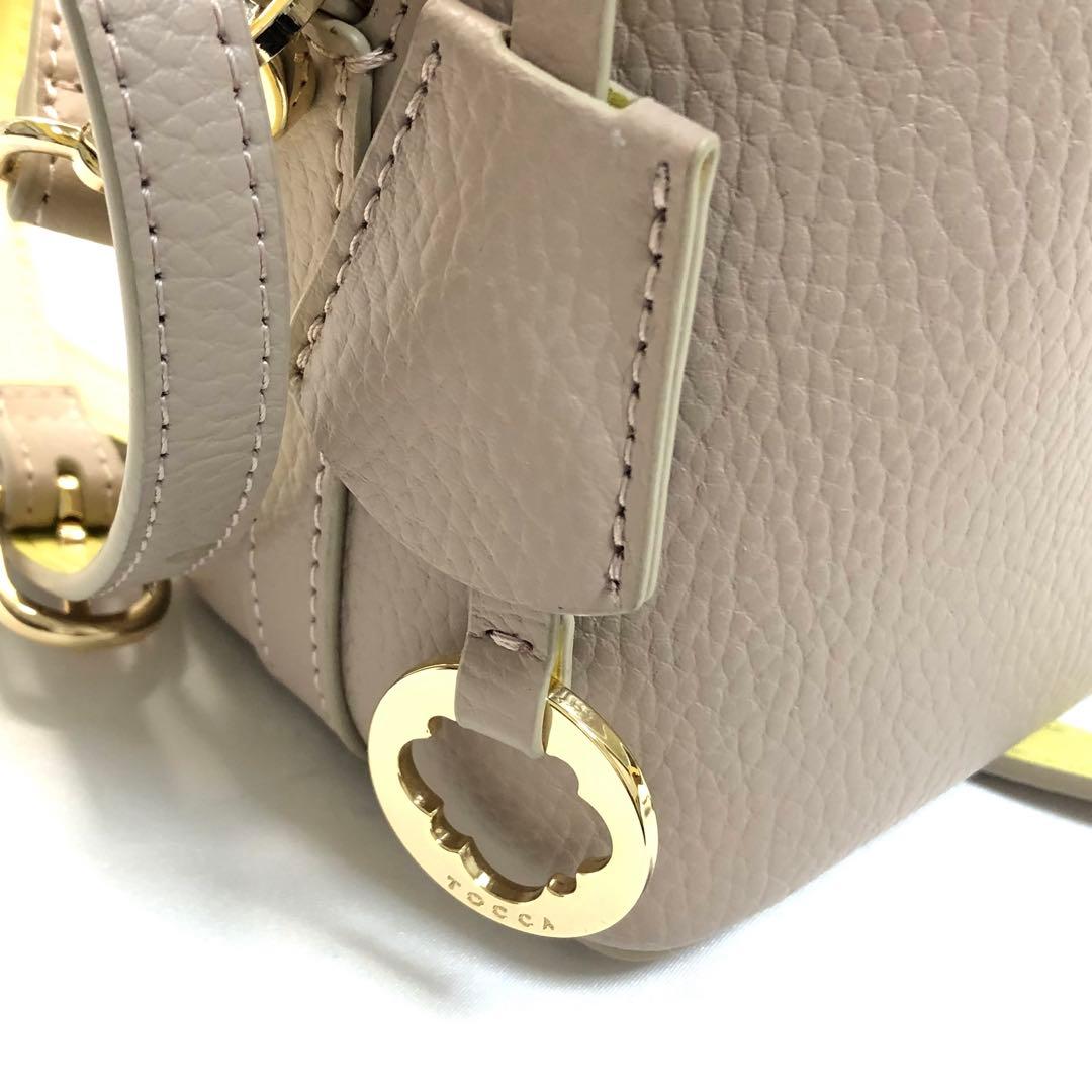 【まゆ ✨】　TOCCA ポシェットバッグ　ショルダーバッグ　グレージュ