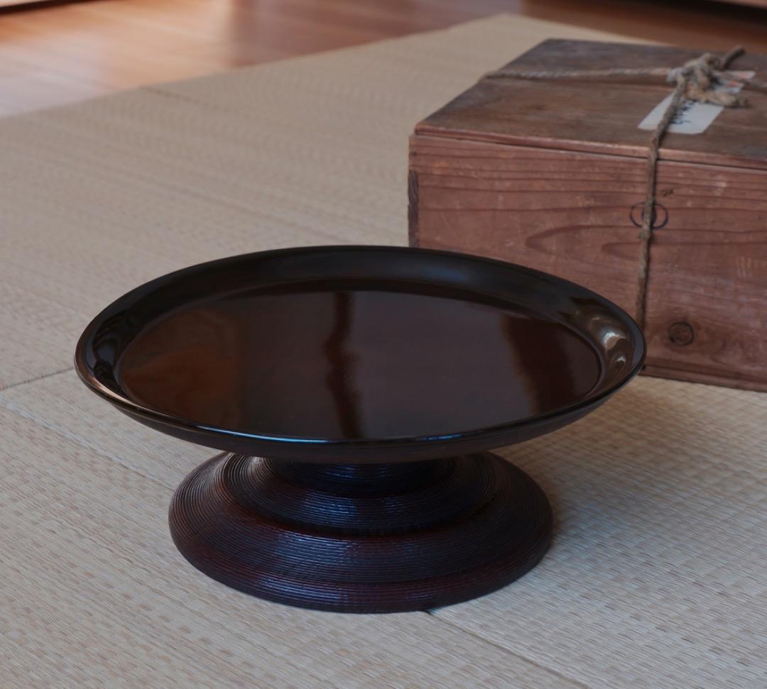 S698喰篭『輪島塗』『塗師静峰作』共箱茶道具菓子器