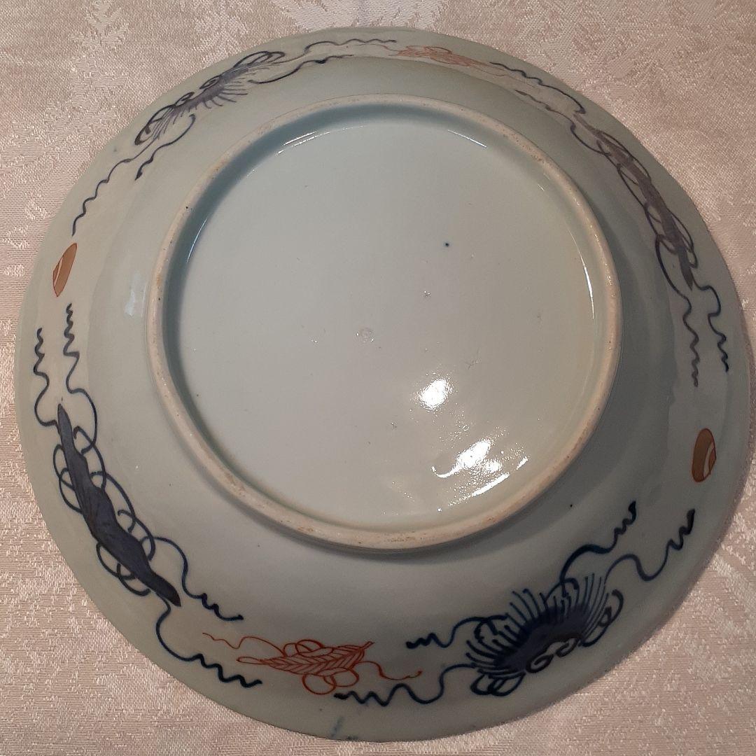 お値打ち❤️古伊万里ねずみ大根紋様盛り鉢