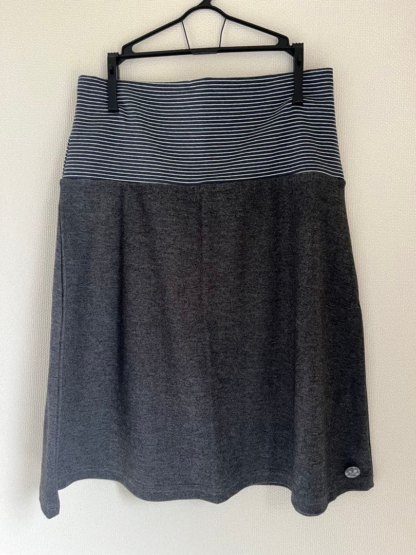 新品未使用！　COYSEIO スカート　STRIPE SKIRT ダークグレー