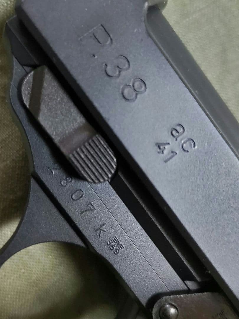 未使用　マルゼン ワルサーP38 ＋スペアマガジン付 ミリタリーモデル