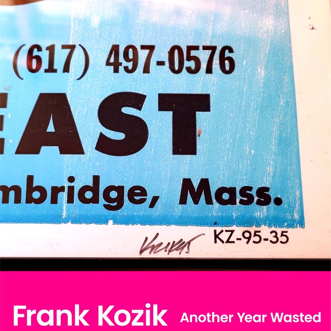 Frank Kozik Another Year Wasted ポスター