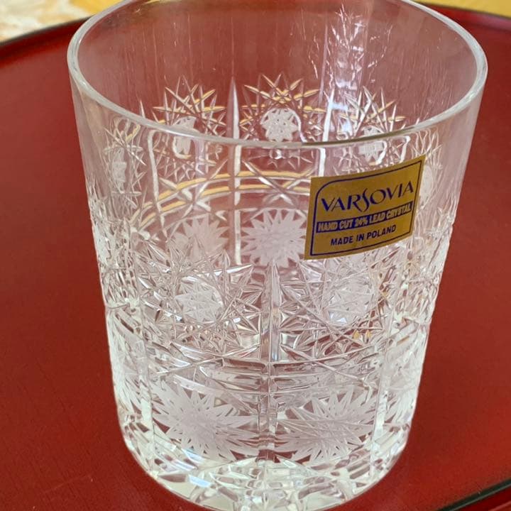 ポーランド製 VARSOVIAのクリスタルグラス - メルカリ