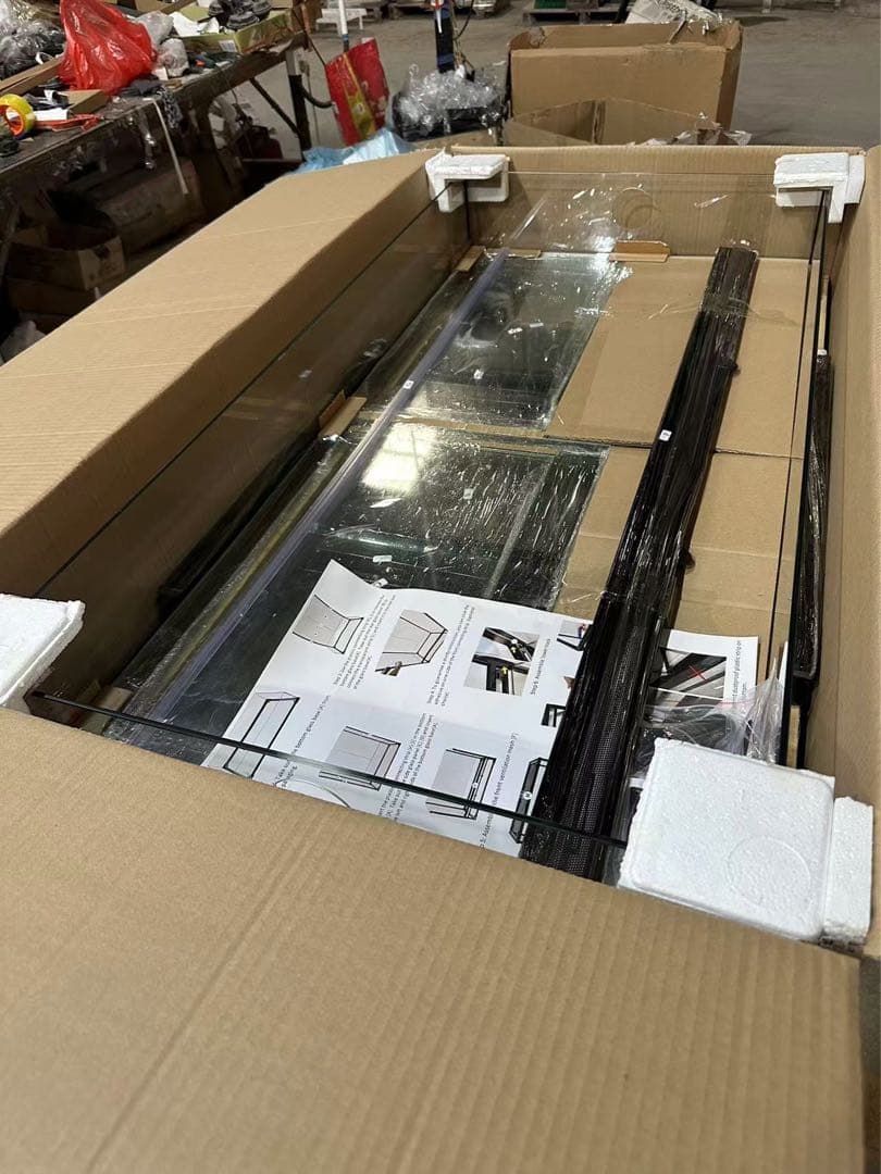 ケージ爬虫類60x45x45cm両生類飼育組み立て式 ガラス飼育ケージ 送料