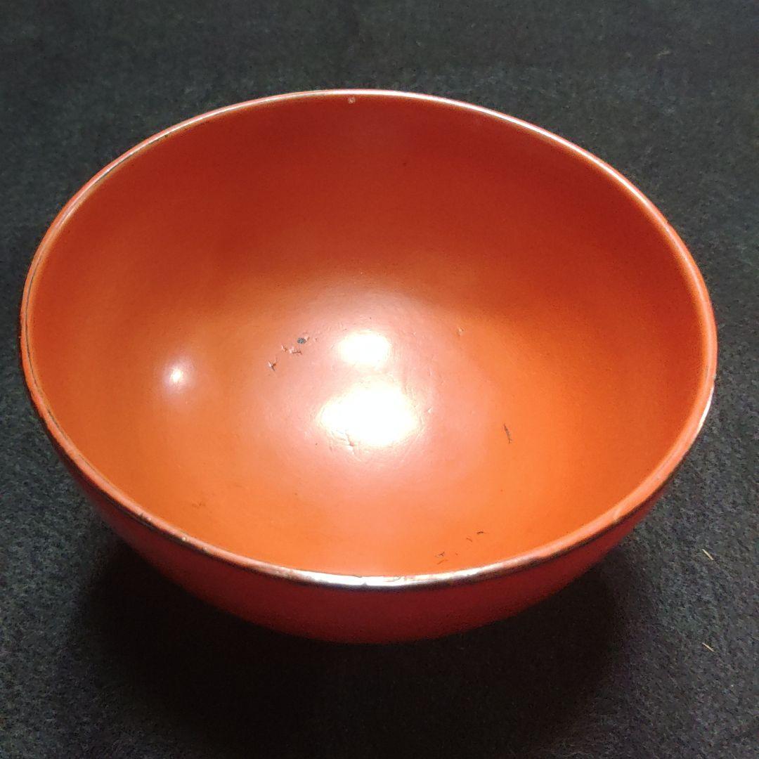 応量器　江戸初期　根来四つ椀二組完品　漆器