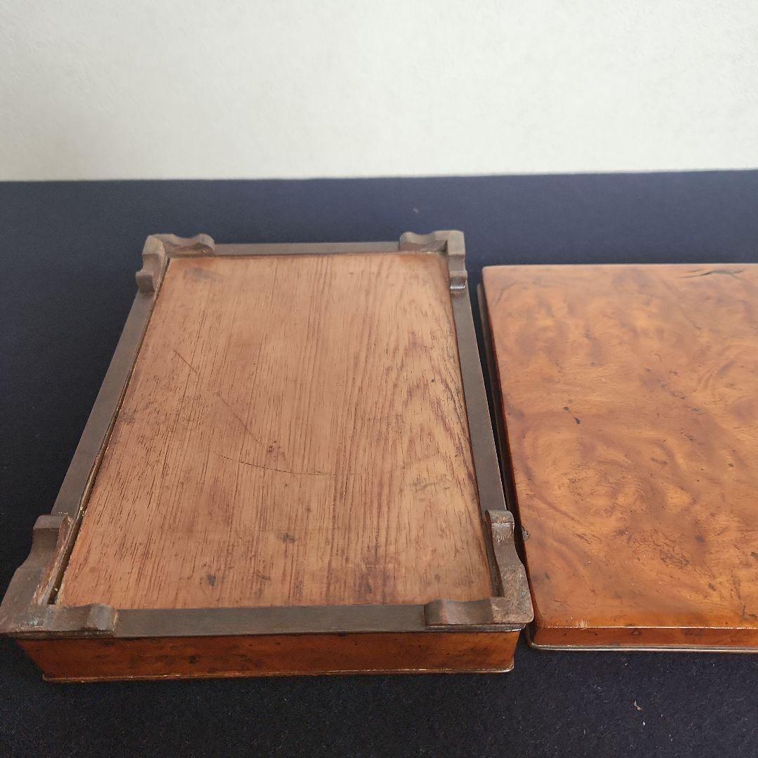 江戸指物‥玉杢‥ブドウ杢‥硯箱 - メルカリ