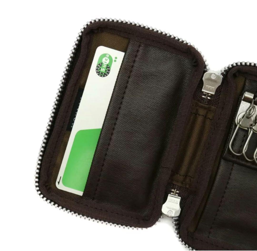 希少✨ポーター タンカー ラウンドファスナー キーケース セージ