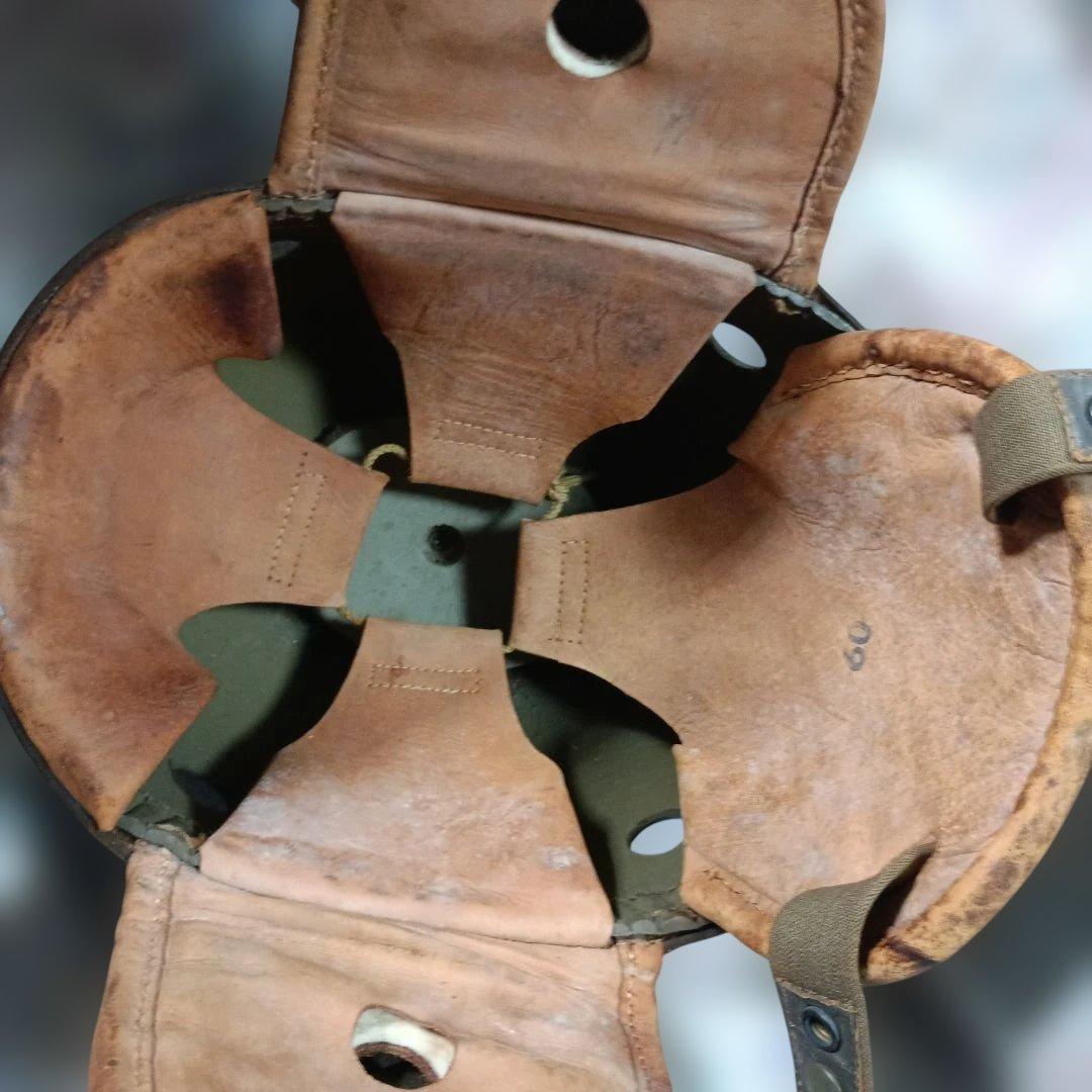 最終値下げ WW2戦後カナダ軍戦車兵タンカーヘルメット少品