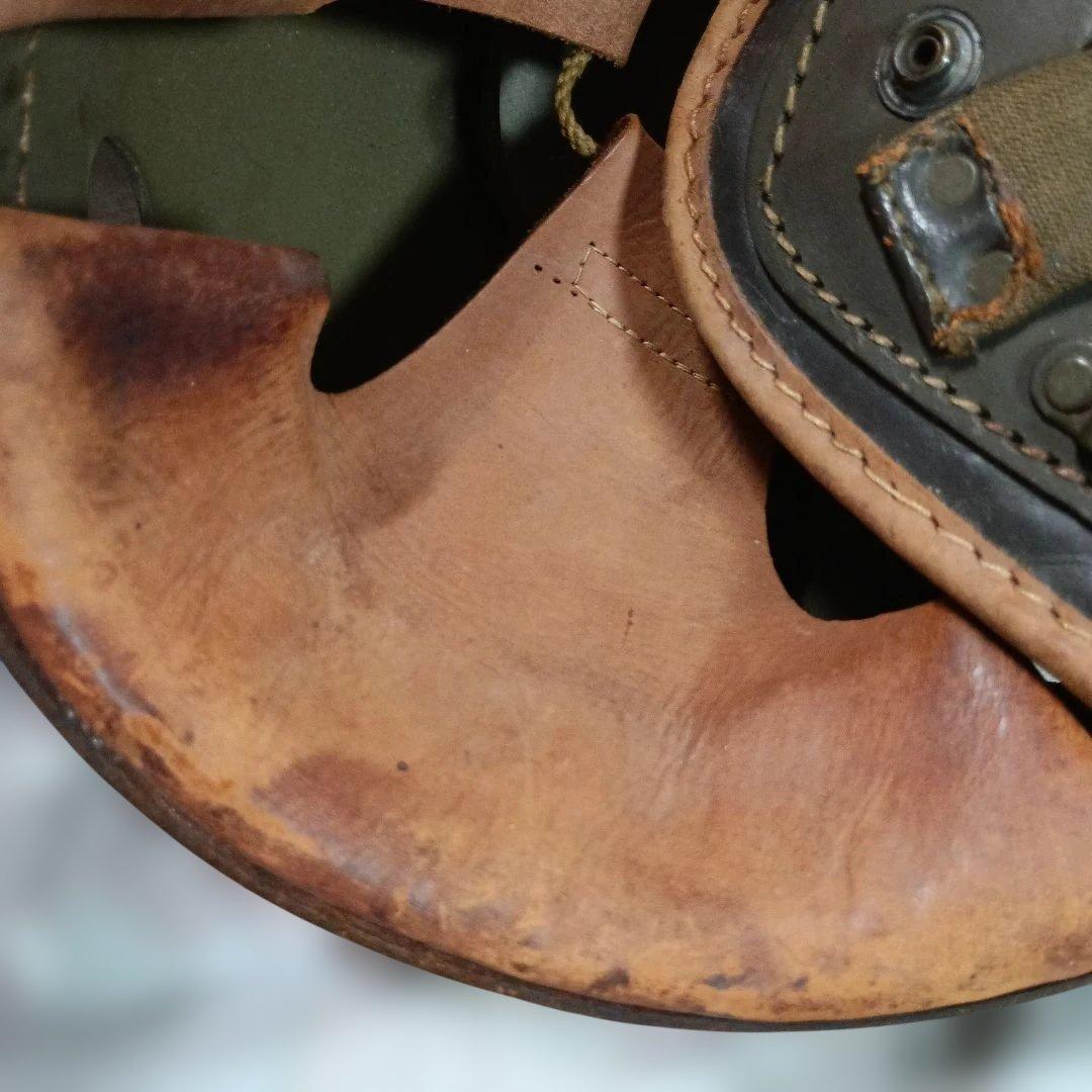 最終値下げ WW2戦後カナダ軍戦車兵タンカーヘルメット少品