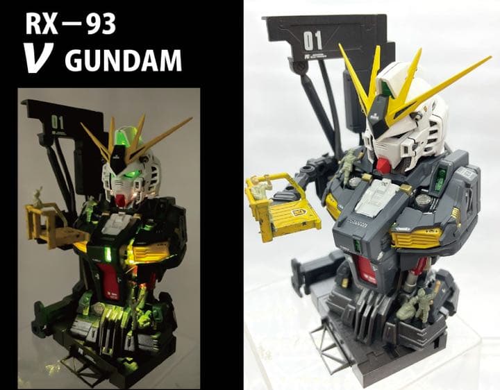 ガレージキット1/35 N-ガンダムプラモデルバストアップキット