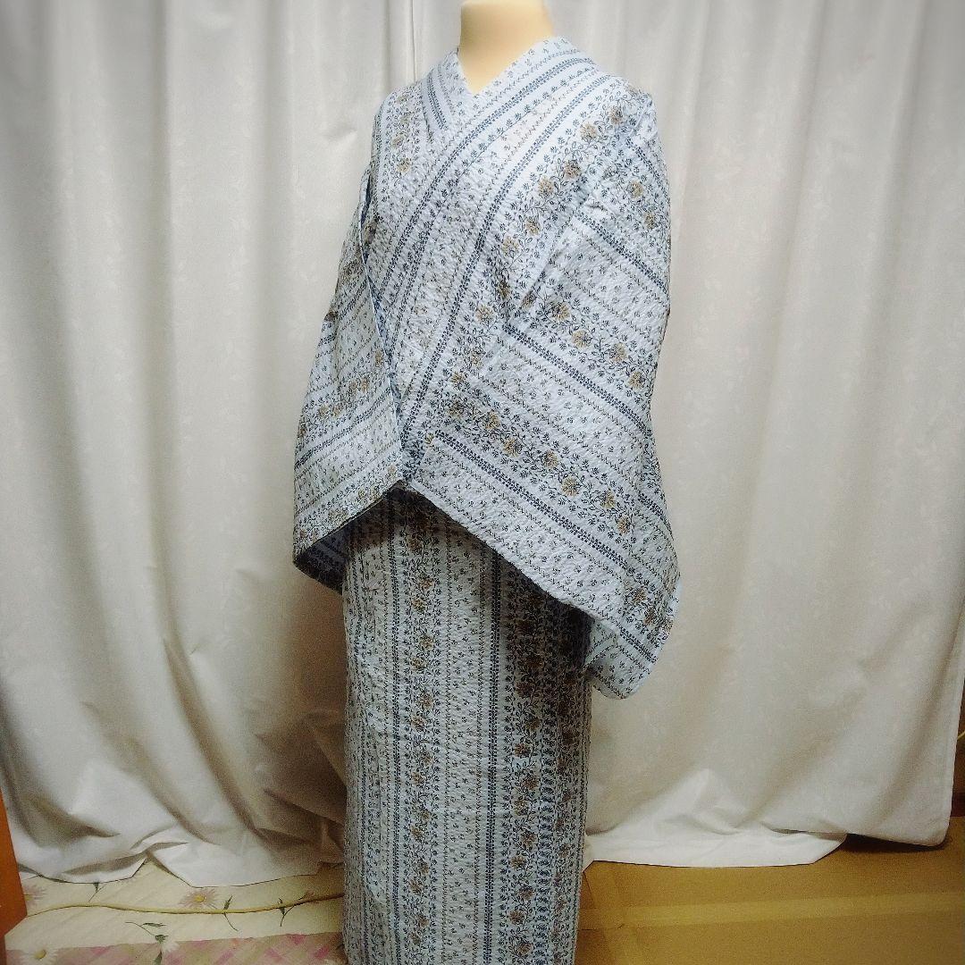 きんさま専用　リップル２点　浴衣　衿芯入る　夏着物　リップル生地　綿100%