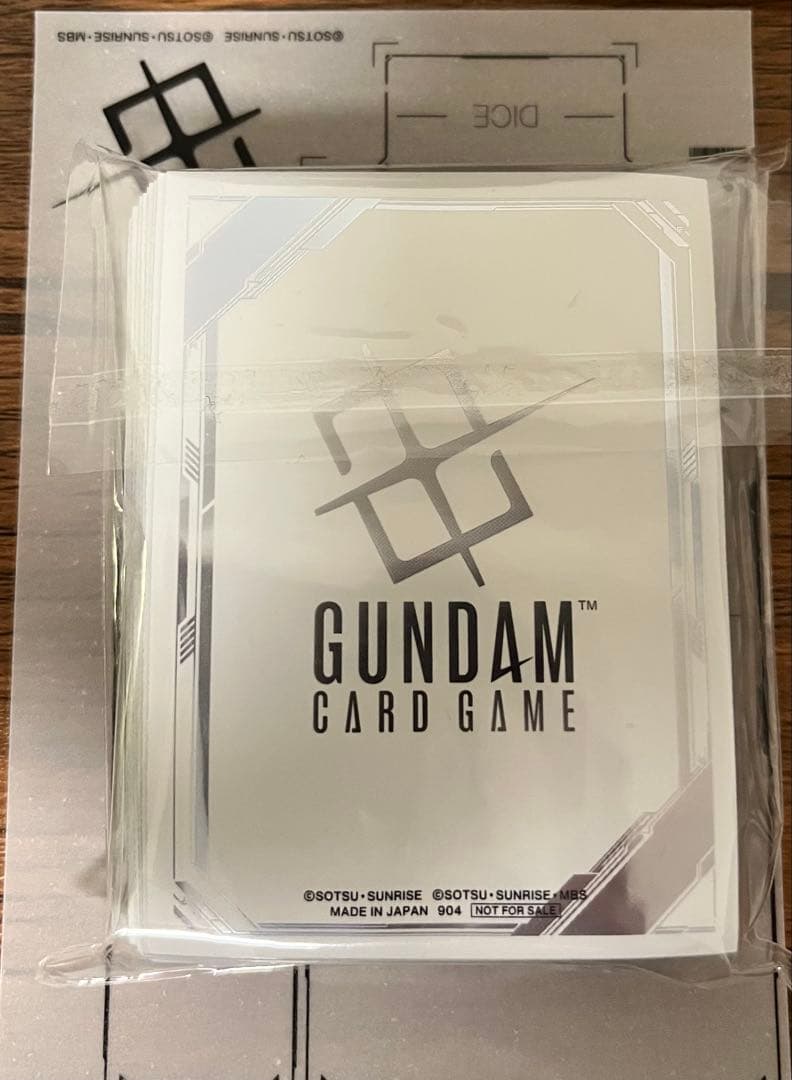 ガンダムカードゲーム　リミテッドBOX β版　開封済み　体験会限定スリーブおまけ