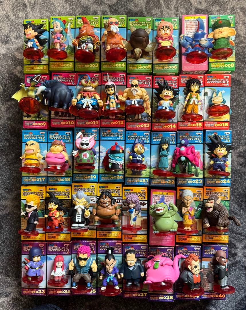ドラゴンボール　ワールドコレクタブルフィギュア　幼少期　40体　vol.1〜5