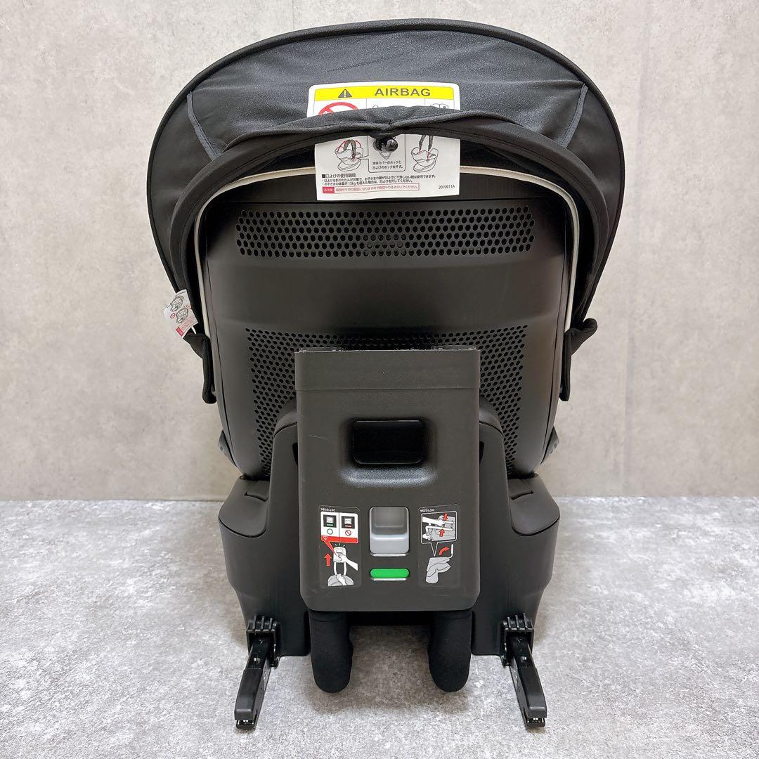エールベベクルット 6iグランス ISOFIX チャイルドシート 黒 新生児