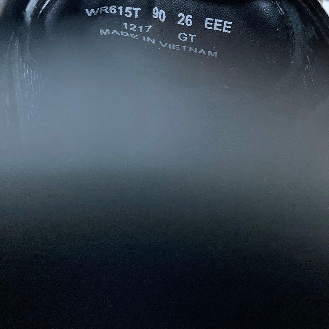 新品タグ アシックスランウォーク ビジネスシューズ ゴアテックス 26 3E 黒