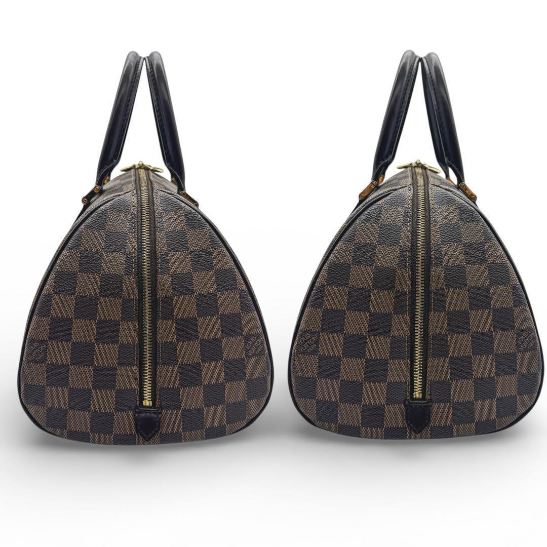 【最高峰】ルイヴィトン ダミエ リベラMM ハンドバッグ N41434 エベヌ