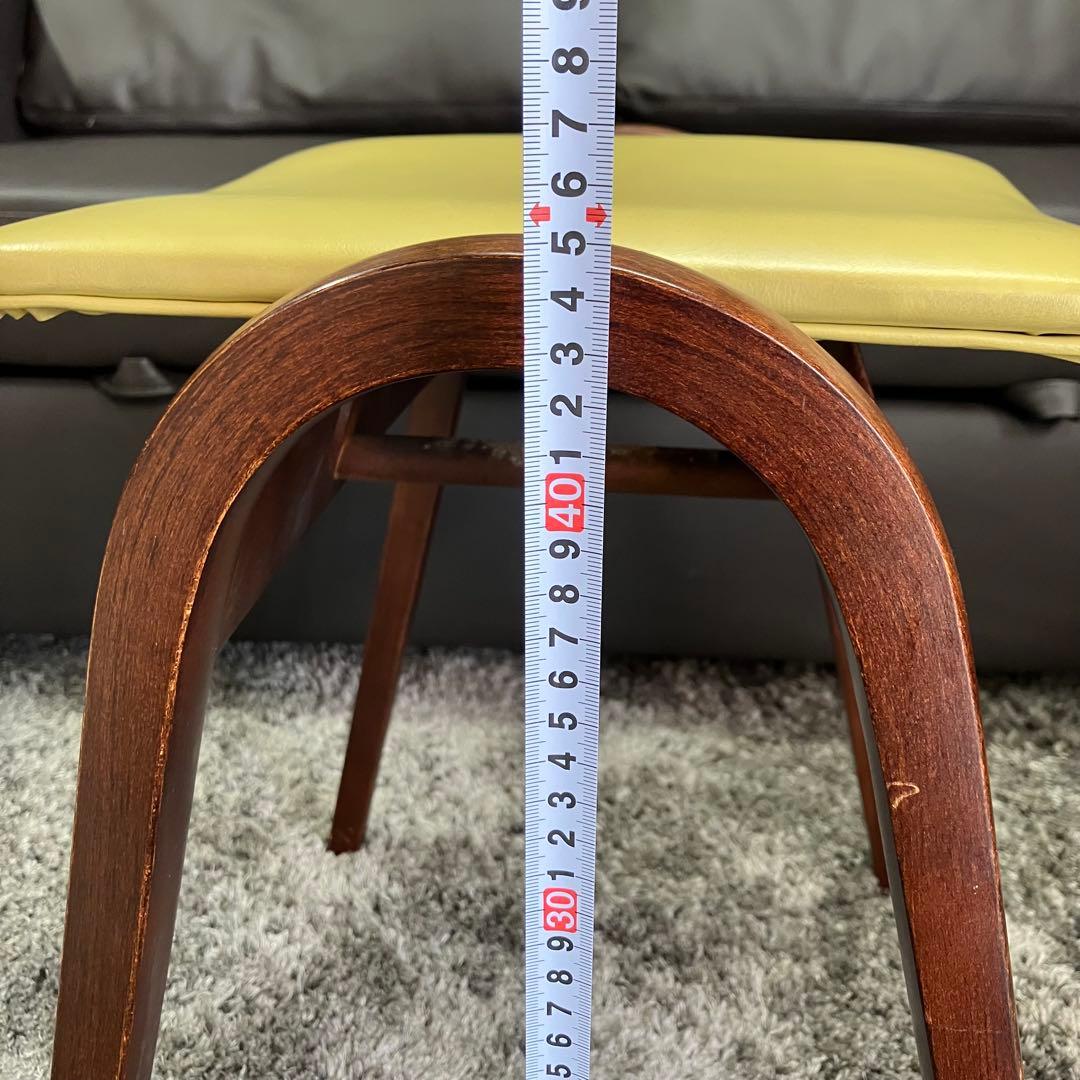 秋田木工　剣持勇 デザイン　スタッキング　スツール②