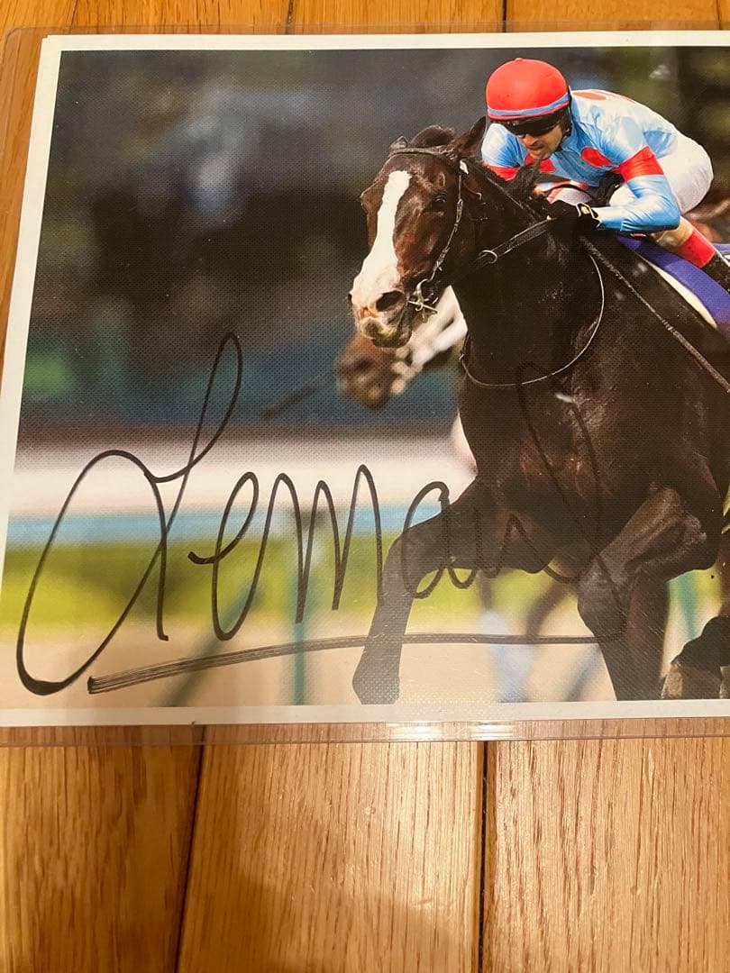 イクイノックス　鬣　たてがみ　宝塚記念　2022 C・ルメール騎手　直筆サイン