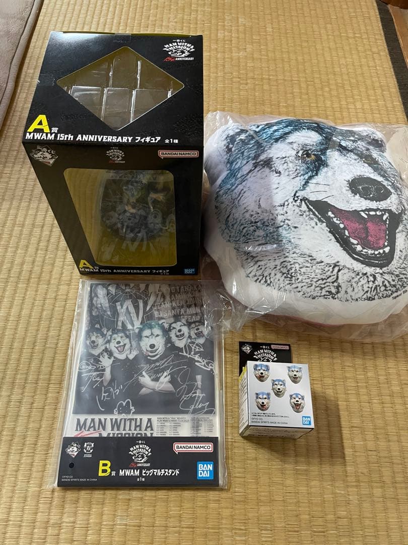 一番くじMANWITH A MISSION A、B、G、H、I、J、Kまとめ売り 結成15周年！「MAN WITH A MISSION」の一番くじが1月3日より順次発売