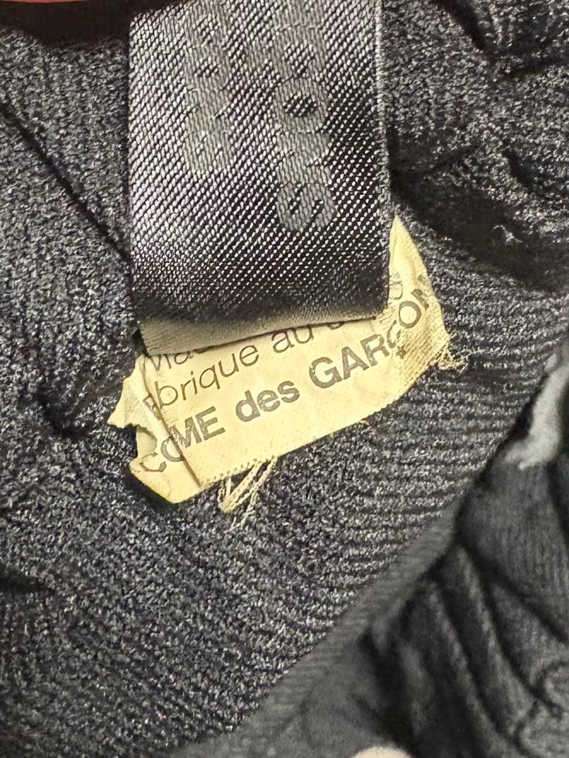 フリル付きサルエルパンツ (ブラック)