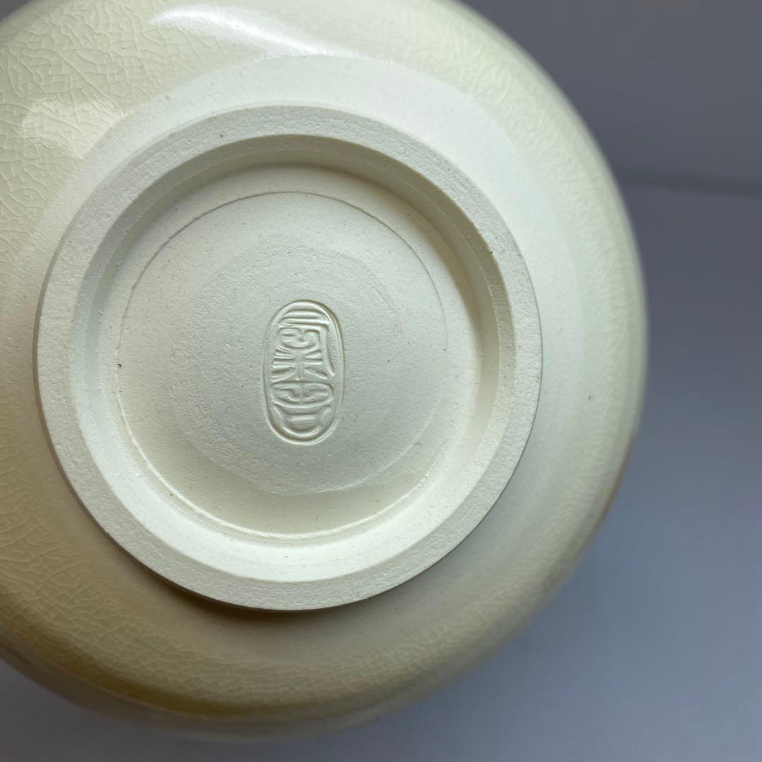 ☆茶3 粟田焼 鍵屋 安田浩人 茶碗 共箱 東さ6-0525②