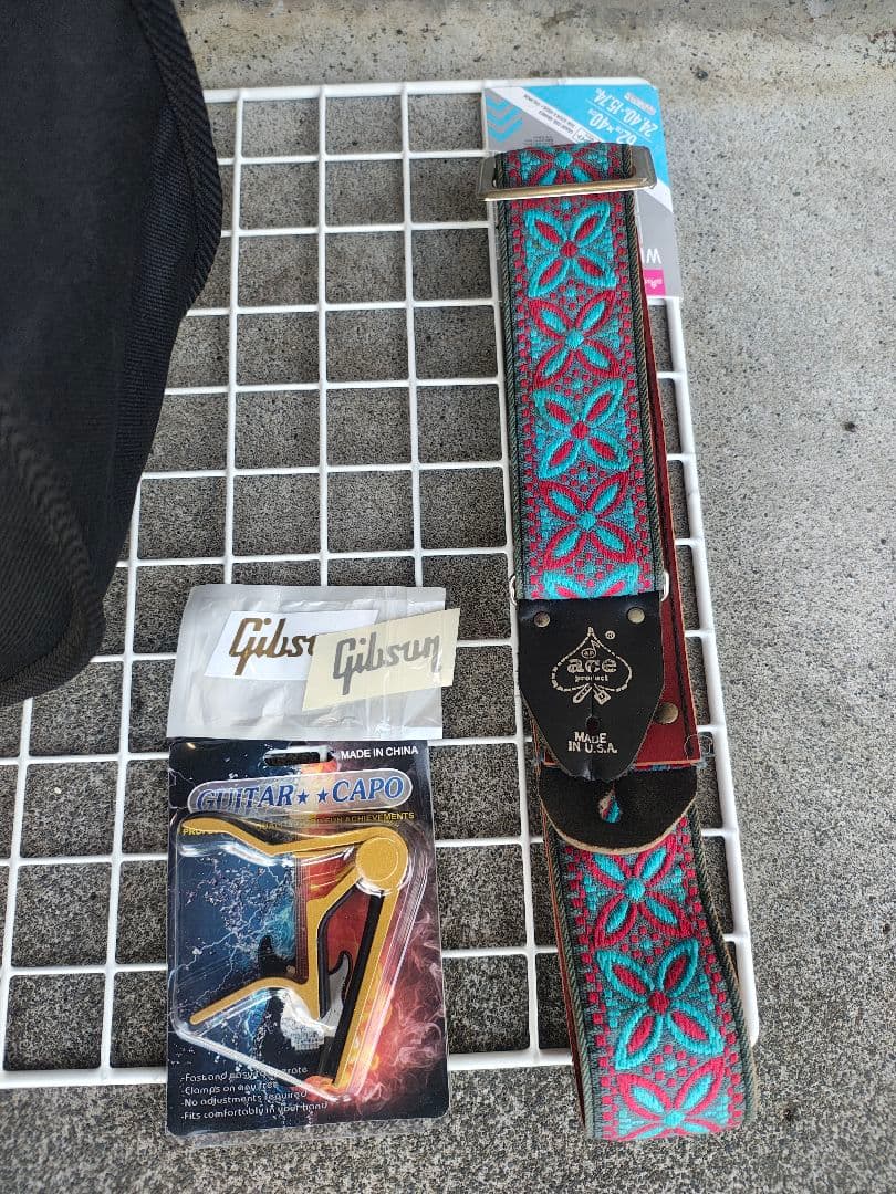 美品 Hummingbird PU付エレアコ G社シール2枚 USAストラップ