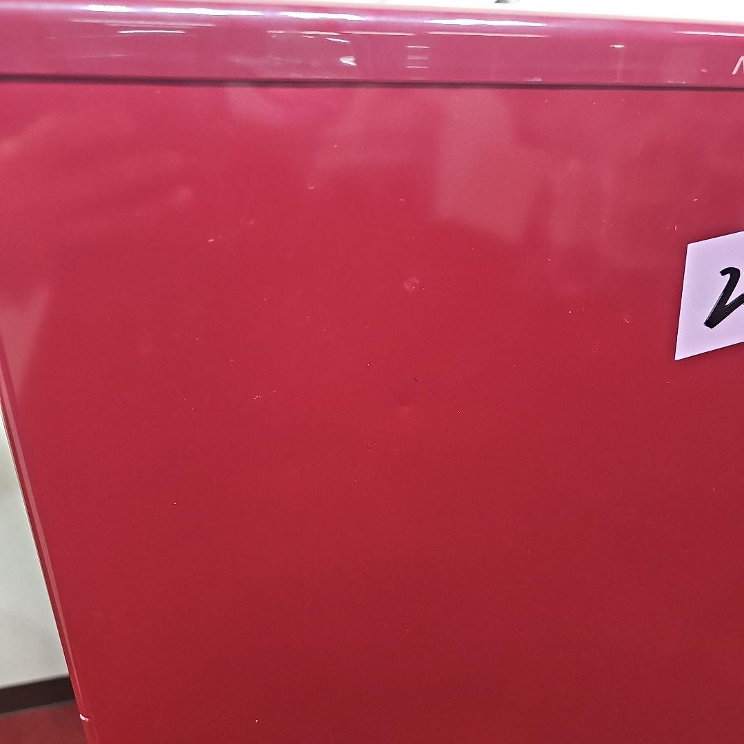 ワインレッド冷蔵庫と6kg洗濯機セット