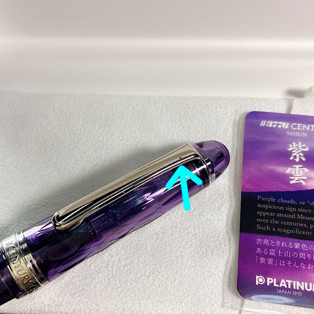 F プラチナ万年筆 紫雲 #3776 センチュリー