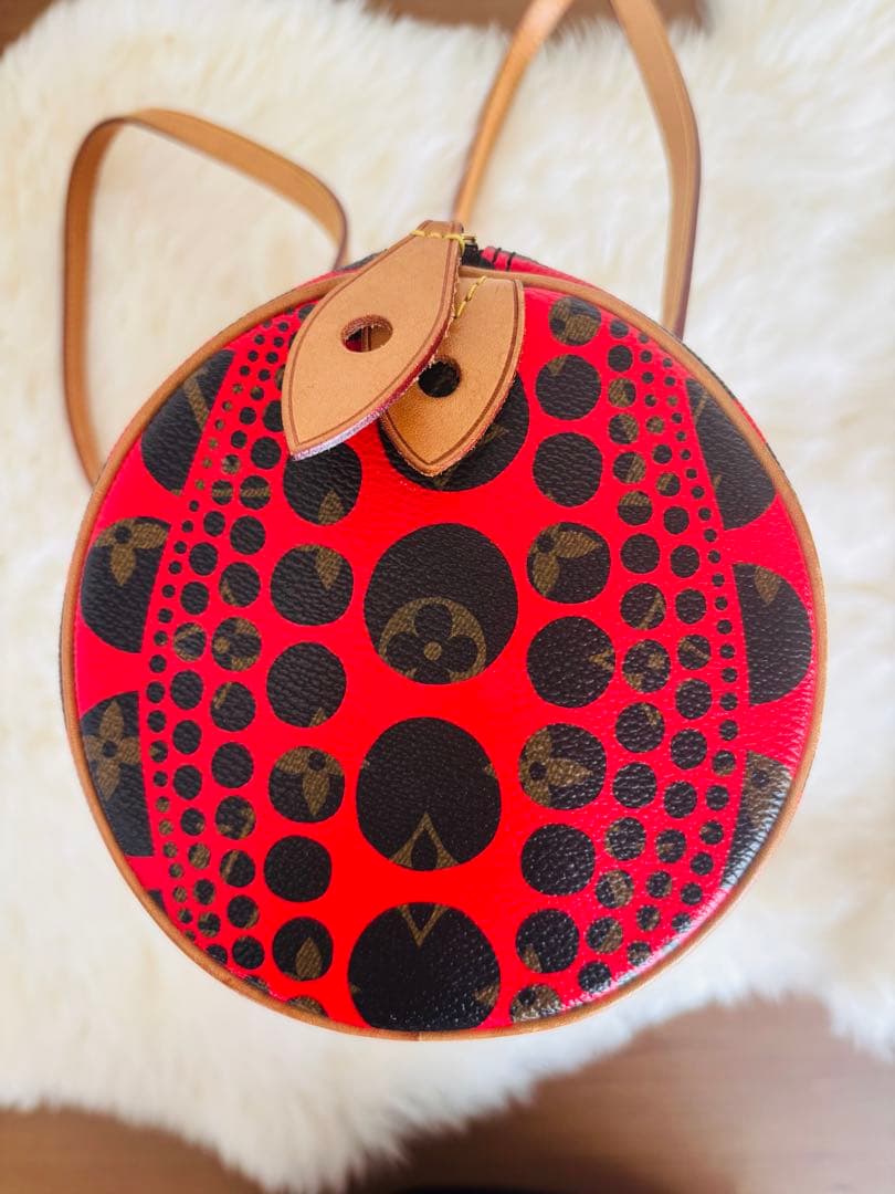 《美品)LOUIS VUITTON パピヨン 草間彌生　パンプキンドット