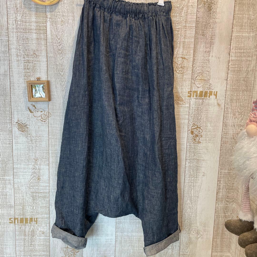 イチアンティークス　サルエルパンツ　ダンガリー