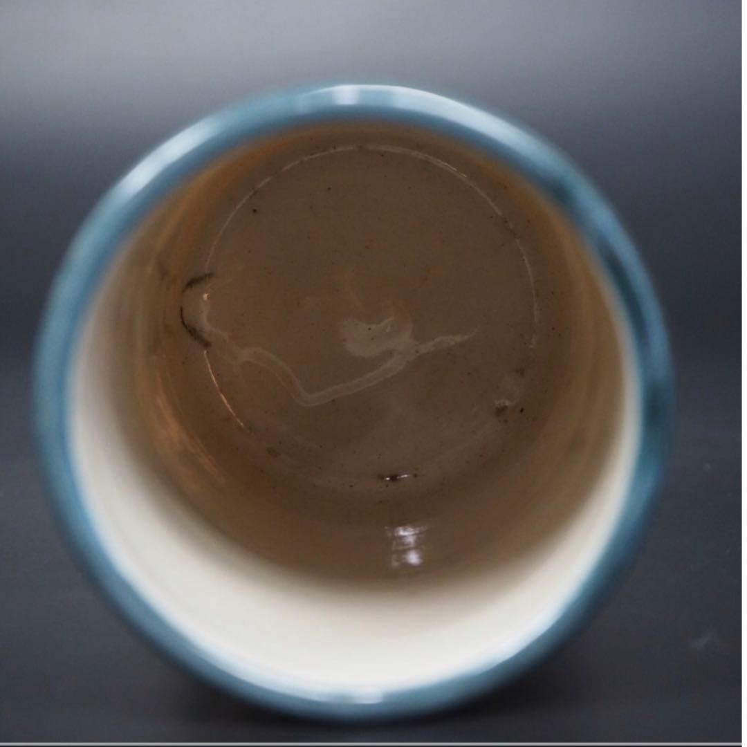 送料無料　江戸時代　富士山龍文 古伊万里 古染付筆筒